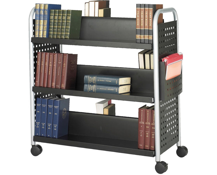 Scoot Double-Sided Book Cart