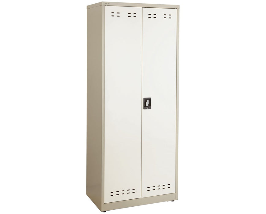 72"H Steel Storage Cabinet, Tan