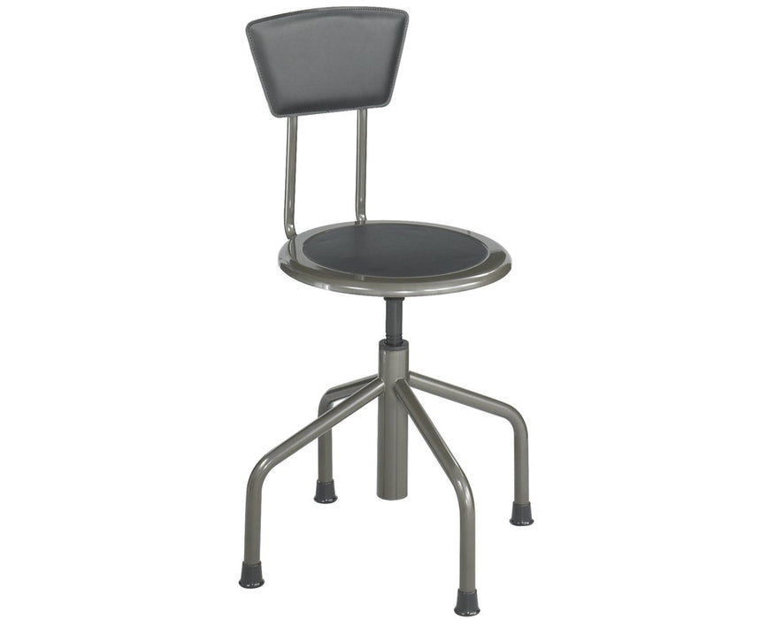 Diesel Industrial Low Base Stool with Backrest