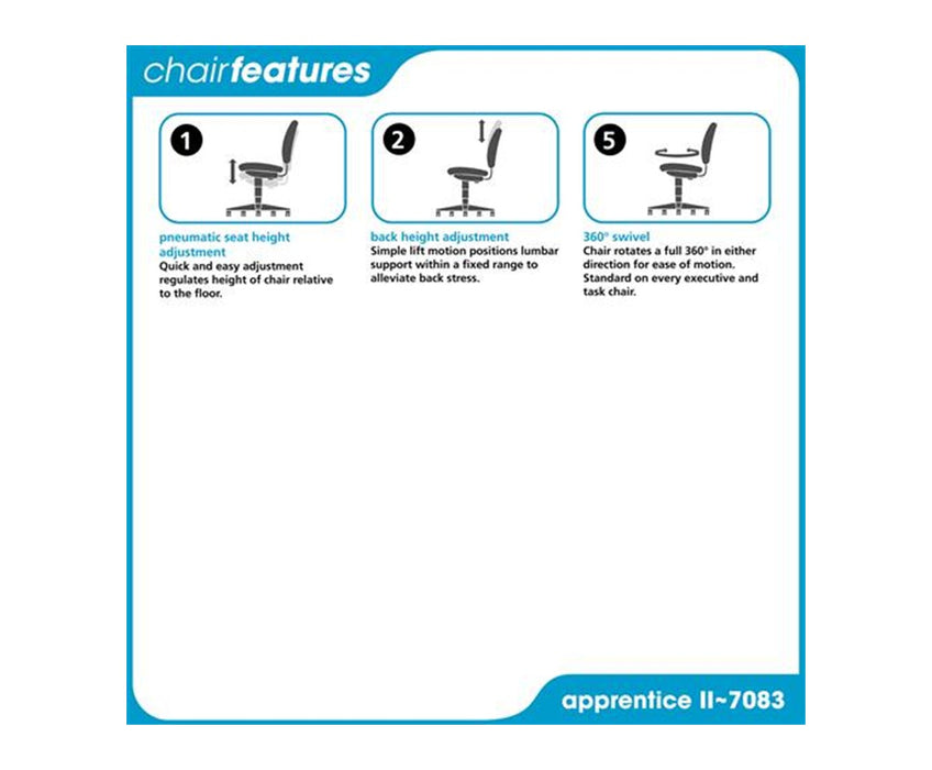 Apprentice II Extended-Height Chair Vinyl