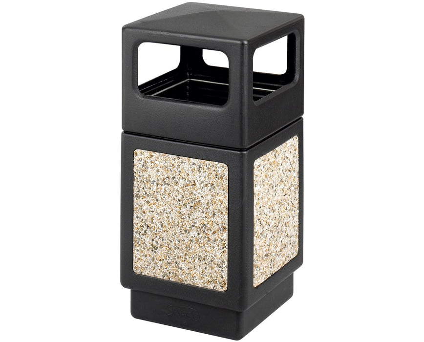 Canmeleon Side Open Aggregate Panel Trash Can