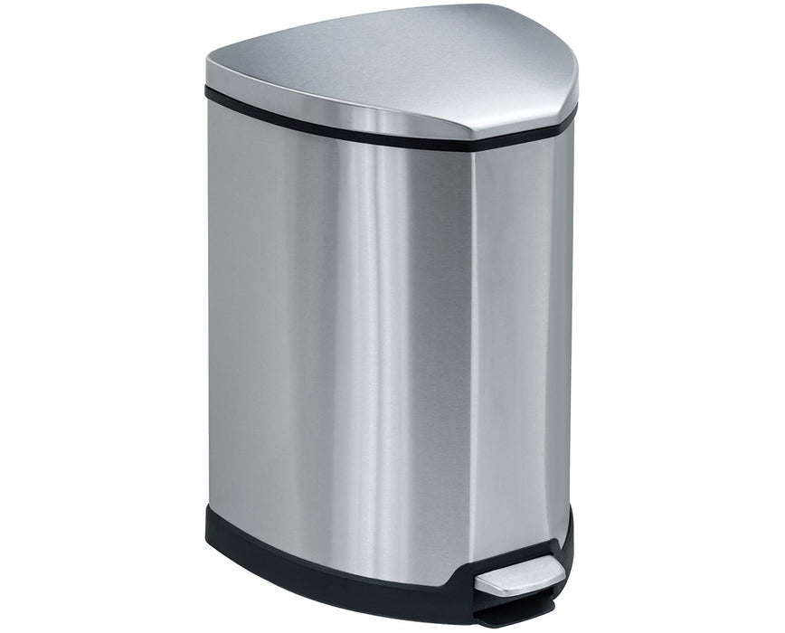 Stainless Step-On 4 Gallon Trash Can