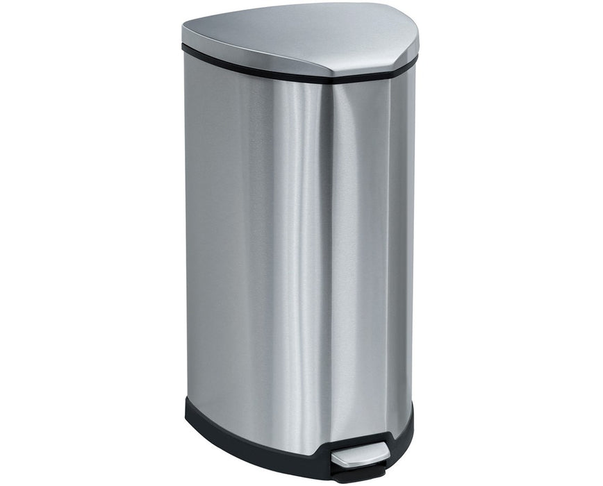 Stainless Step-On 10 Gallon Trash Can