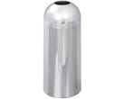 Reflections Chrome Open Top Dome Trash Can