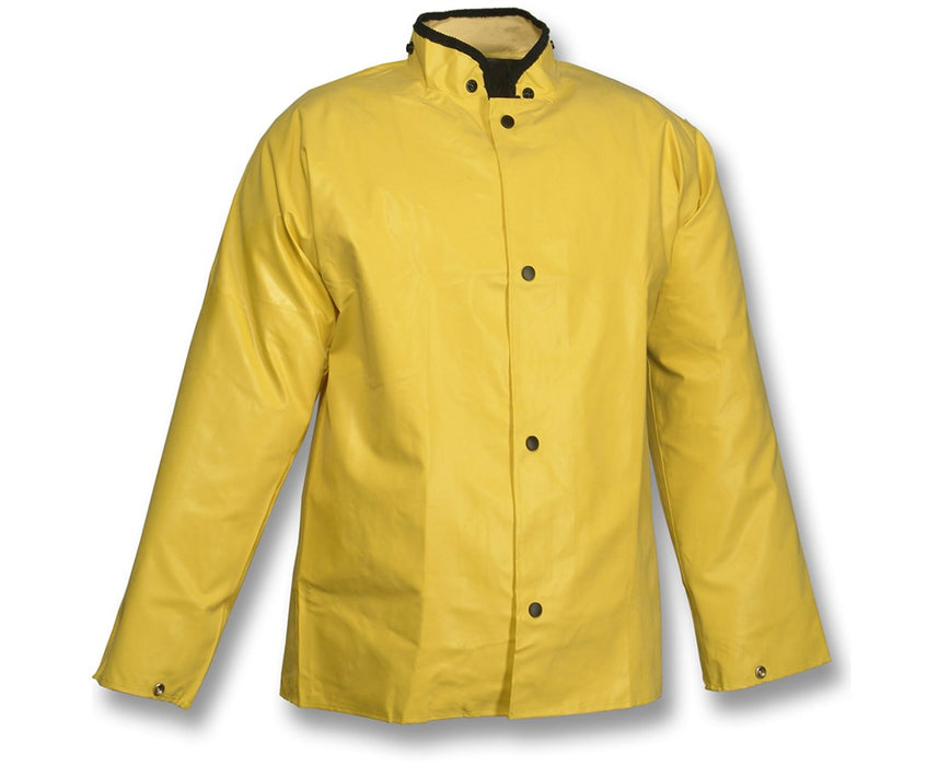 Flame Resistant Liquidproof Jacket Yellow - Medium