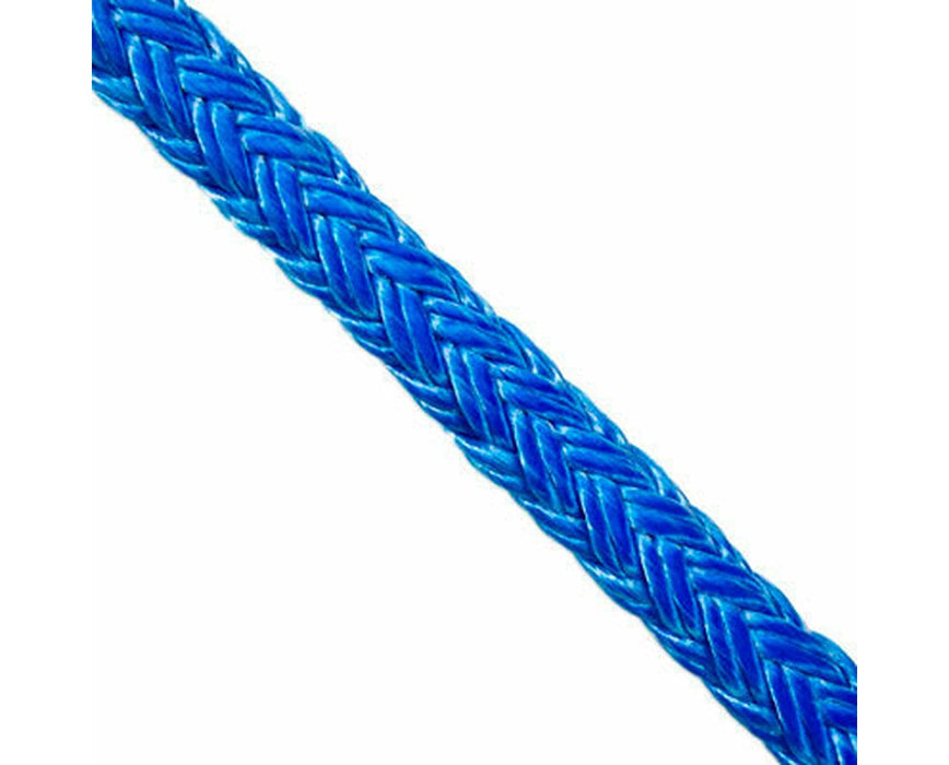Sling-Grade Tenex Rigging 12-Strand Rope, per Foot - 1/2" - Blue