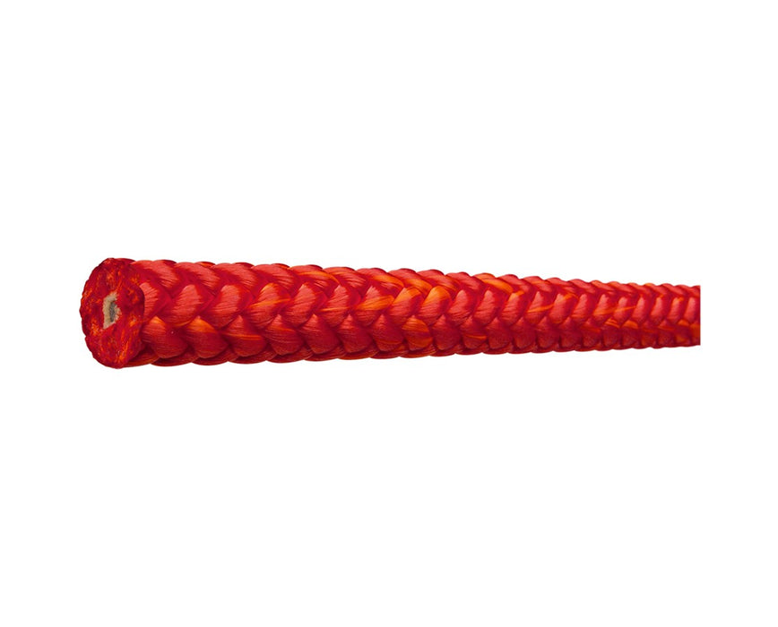 Tenex Red w/ Core 3/8" Rigging 12-Strand Rope, per Foot