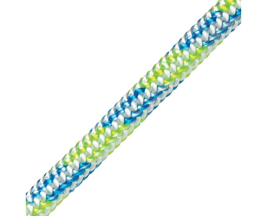 Voyager Double-Braid 11.8mm Climbing Rope, 200' L - Standard Ends
