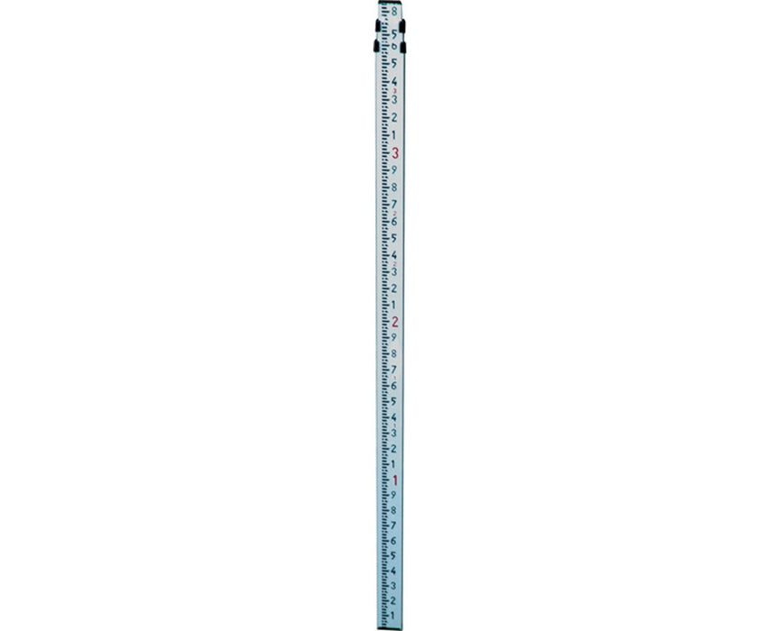 5 m Aluminum Grade Rod, Centimeters & Feet/8ths