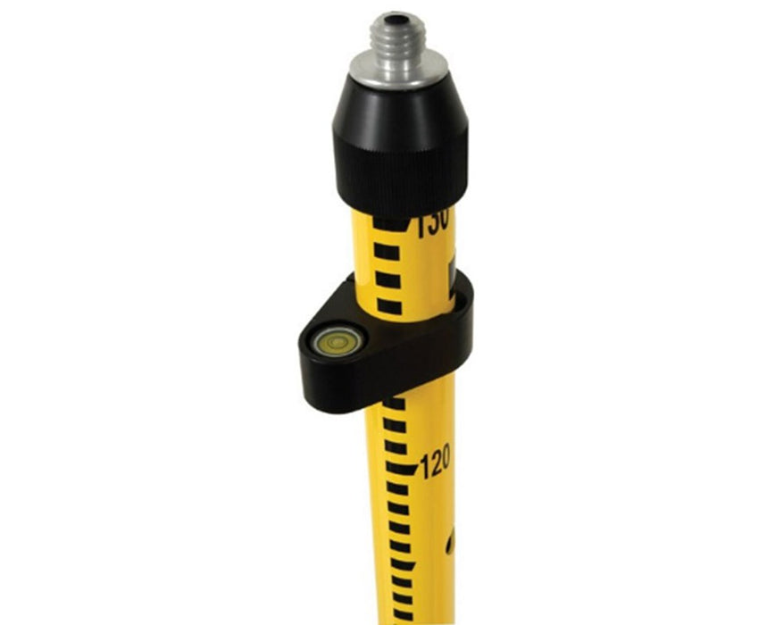 2m Snap-Lock Aluminum Rover Rod with Centimeter Graduations, Fluorescent Yellow