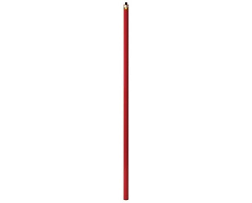 Fiberglass Pole Extension - 4 ft Length & 1.25" Outside Diameter - Red
