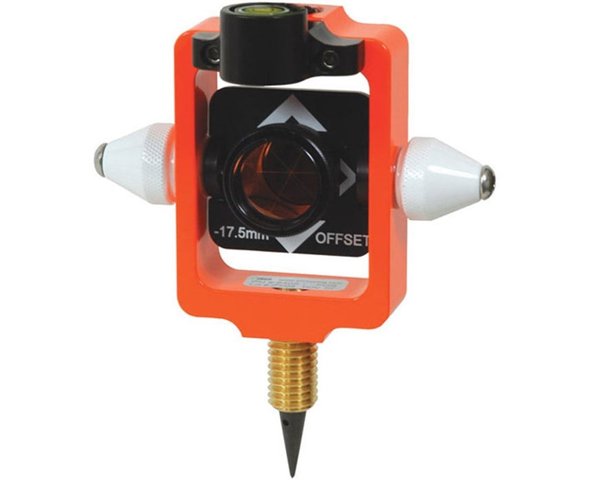 Mini Stakeout Prism with Site Cones & -17.5 mm Nodal Point Offset