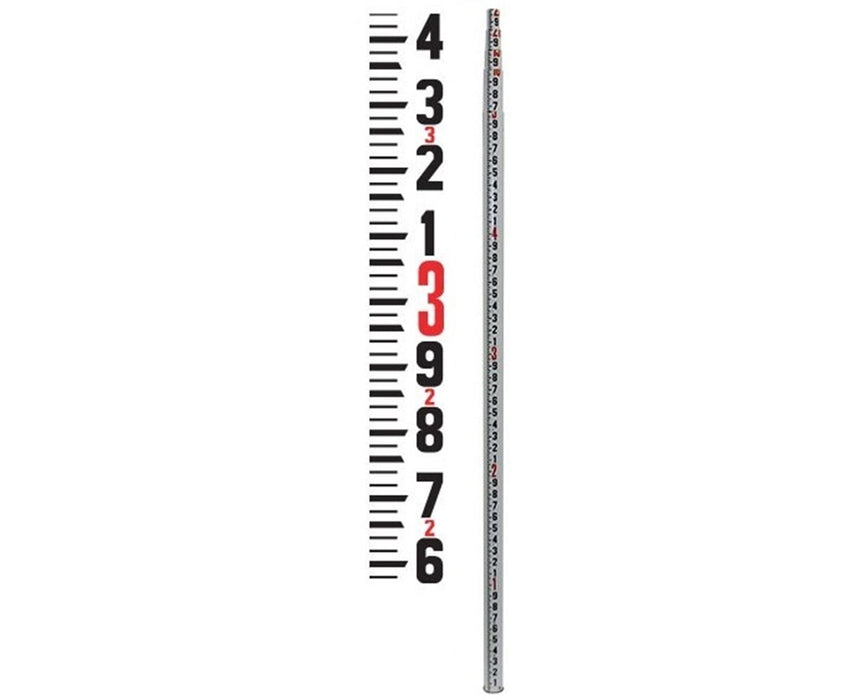 25' Crain LR Pro Round Leveling Rod with 2" Outer Diameter