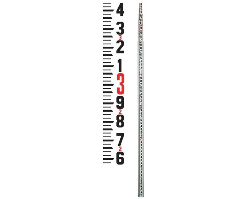 35' Crain LR Pro Round Leveling Rod with 2-3/16" Outer Diameter