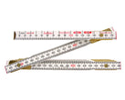 2m Red End Heavy Duty Engineer's Ruler