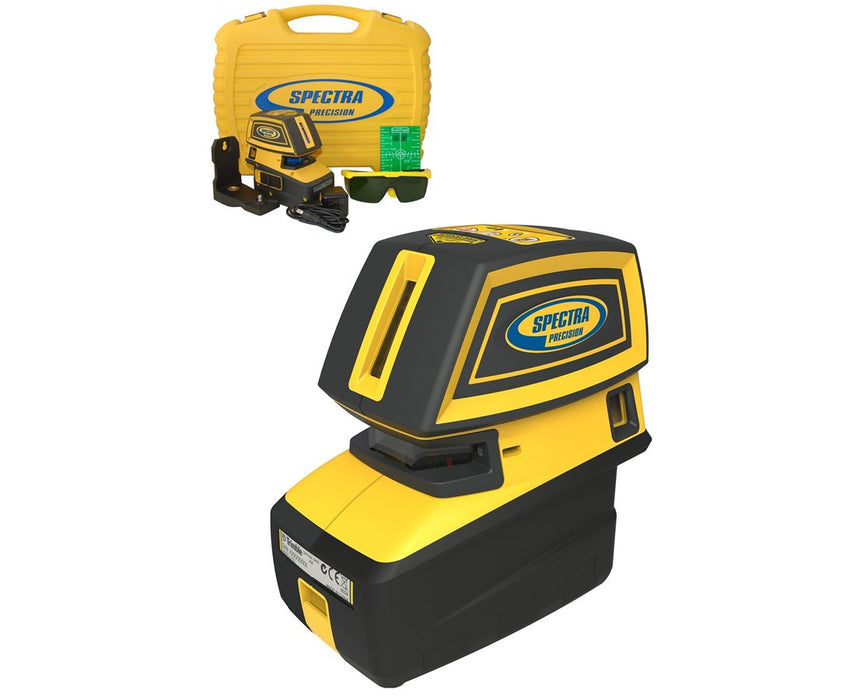 5-Point and 2-Cross Green Beam Line Laser Level