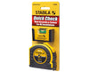 Quick Check Pocket Level and Tape Measure Set