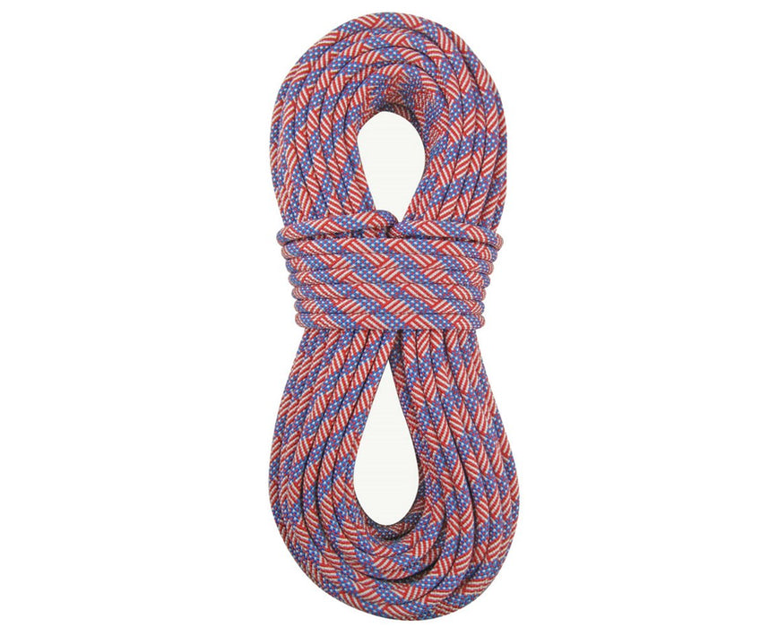 HTP Static USA Climbing Kernmantle Rope, Polyester, 7/16" D, 6,856 lbs., Per Foot