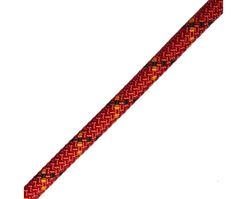 Work Pro 11mm Red Climbing Kernmantle Rope, 150' L - Standard Ends