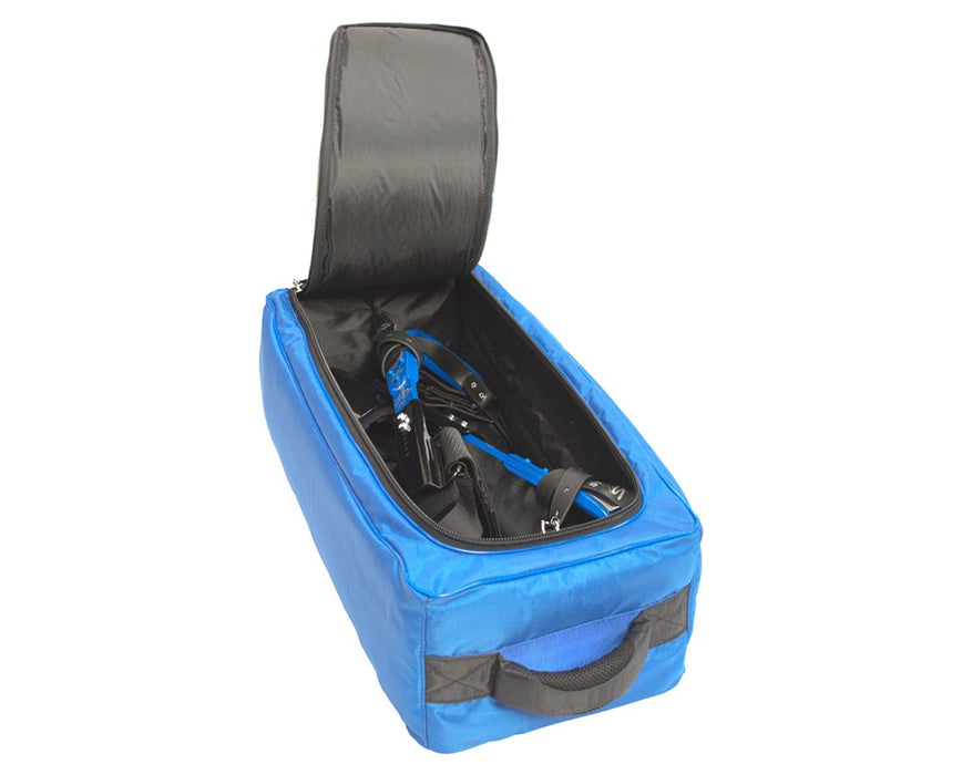 Blue Padded Storage Bag for Climbing Spurs