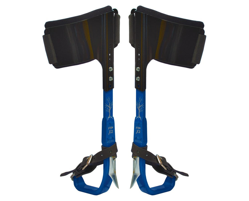 X2 Aluminum Climbers, Blue - 2.6" Gaffs