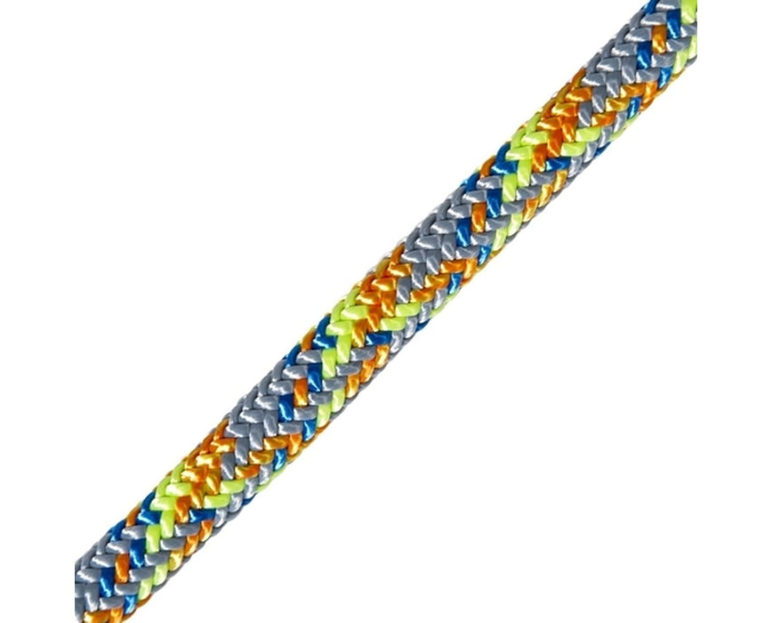 Tachyon 11.5mm Double Braid Climbing Rope, per Foot - Ash