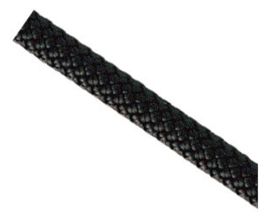 KMIII Static Climbing Rope, Polyester/Polyamide, 32 Strand, per Foot - 3/8" D, Black
