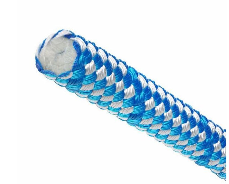 Sirius Blue Rigging Rope, Polyester, 3/4" D, Double Braid, 19,800 lbs., 200'