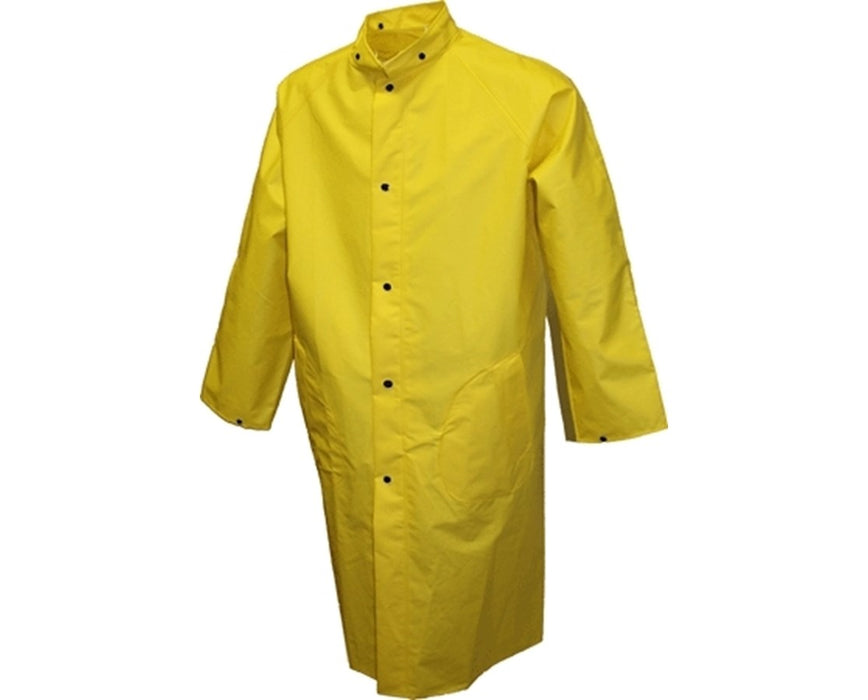 48 Inches Flame Resistant Yellow Coat - Medium
