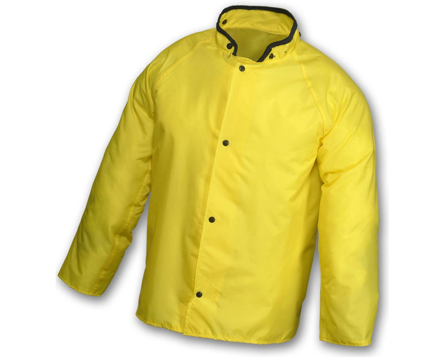 Breathable Yellow Jacket Storm Fly Front and Hood Snaps - 3X