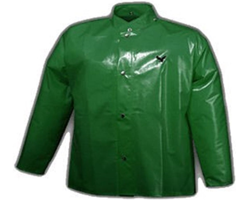 Jacket - Storm Fly Front - Hood Snaps XS Green