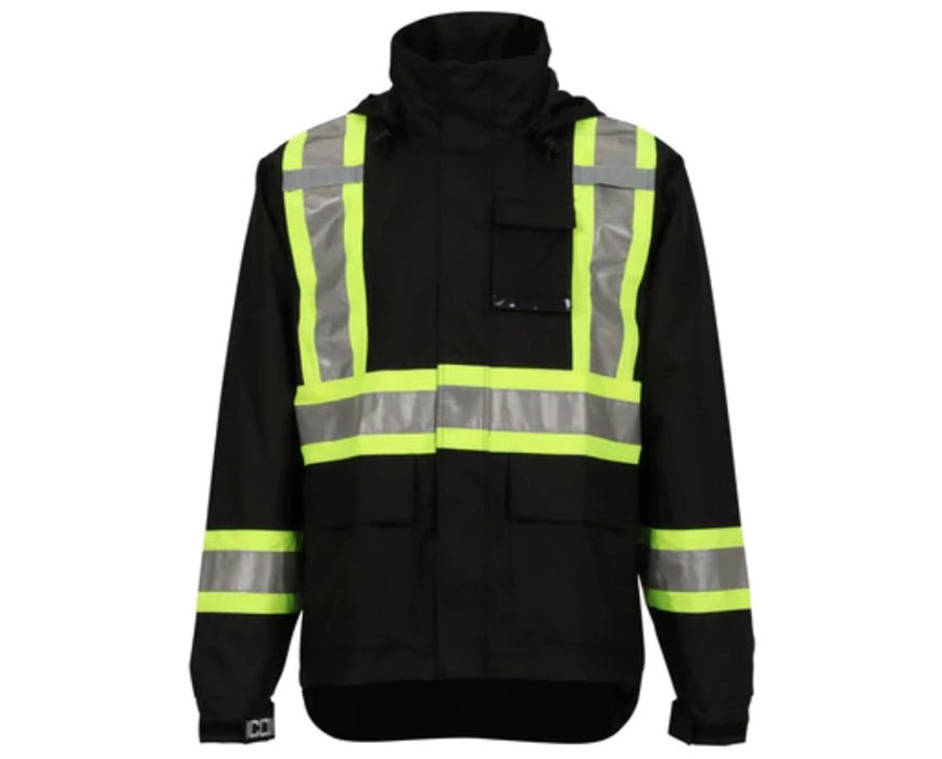 Icon High Visibility Waterproof Jacket - 4X Large