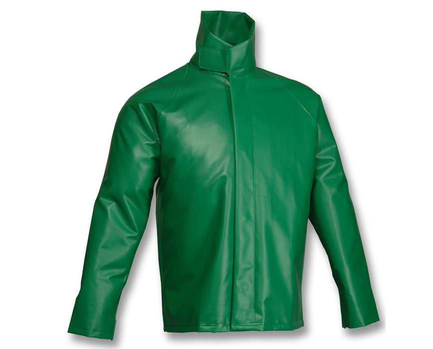 ACID SUIT - Green Jacket - Hood Snaps - Inner Cuffs Medium