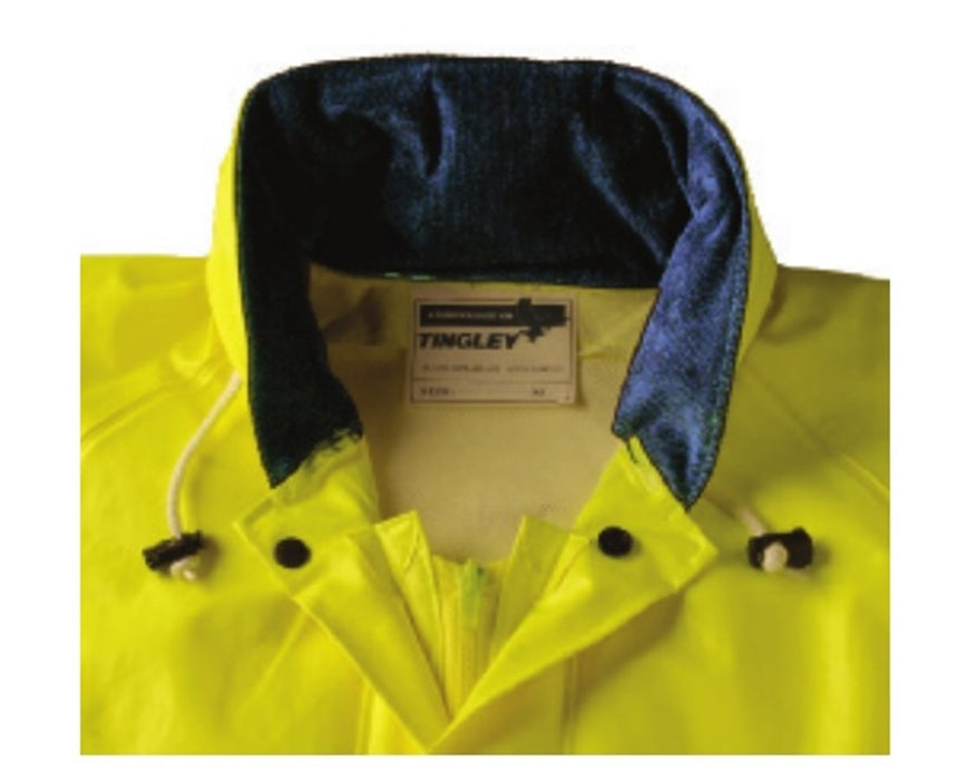 High Visibility Fluorescent Yellow Green Jacket