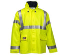 High Visibility Fluorescent Yellow Green Jacket