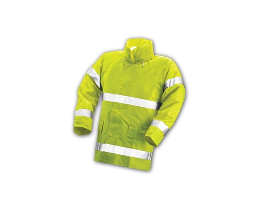General Purpose Rain Jacket Small Yellow-Green