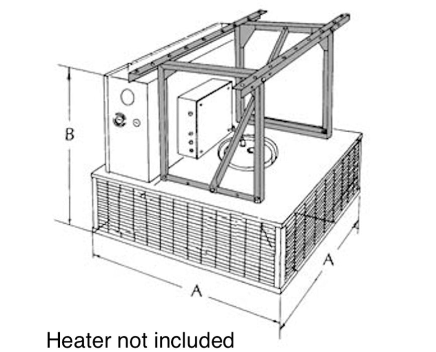 Ceiling Mount Bracket for 2600 Series Downflow Heaters 25 - 50 kW Models