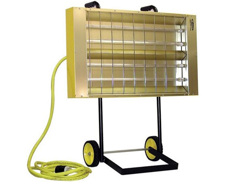 CH 2.85 / 5.7 kW, 240 V Portable Quartz Infrared Heater with Cart