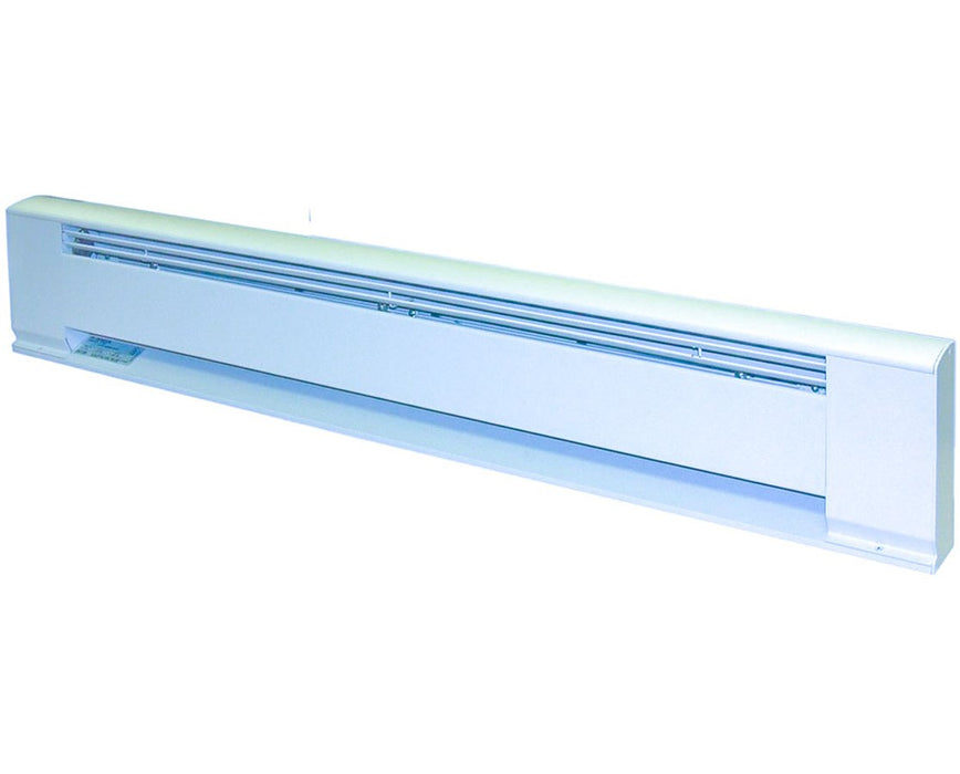 3700 277/240 V, 48" Architectural-Style Baseboard Heater, Standard White