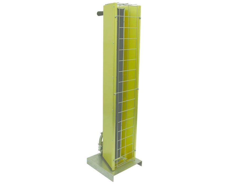 FSP-31 3.15 kW, 208 V Heavy-Duty Flat Panel Emitter Portable Infrared Heater, Stand Type