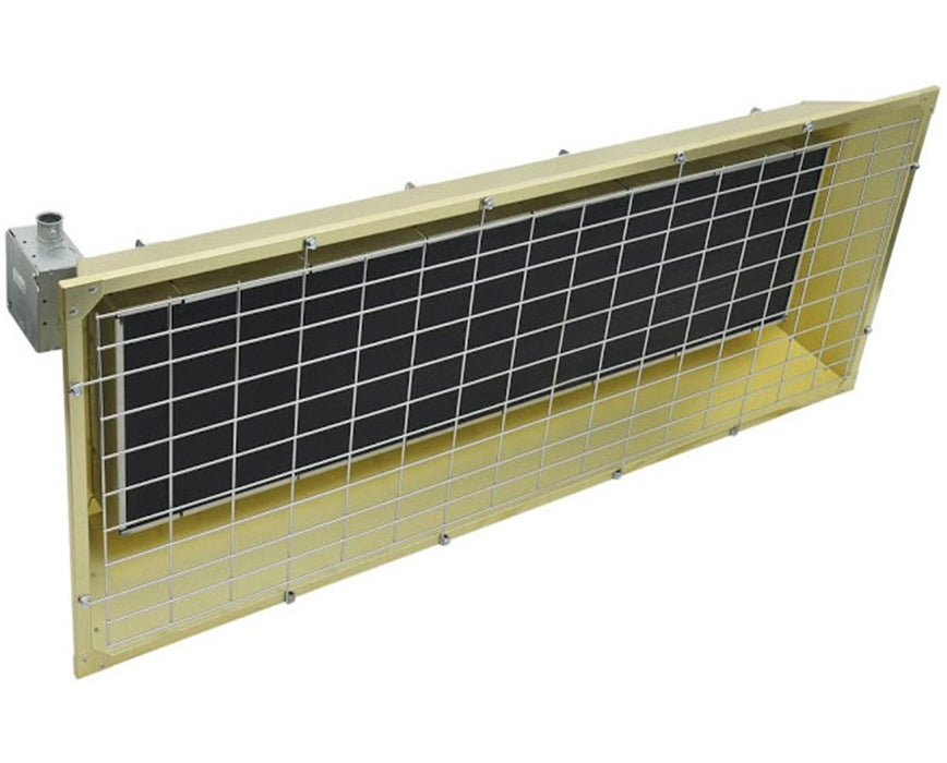 FSS-95 9.5 kW, 208 V Heavy-Duty Overhead Infrared Heater w/ Panel Emitter & 1/3-Phase Wiring