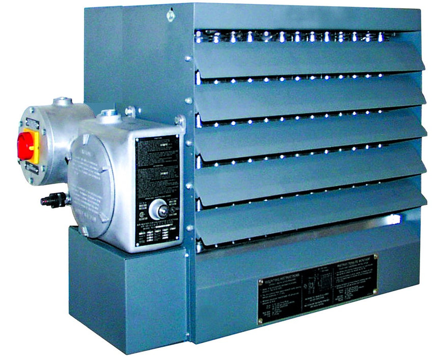 HLA Hazardous Location Fan Forced Unit 3 kW Powered (10,250 BTU) Heater w/ 480-volt 3-Phase Motor