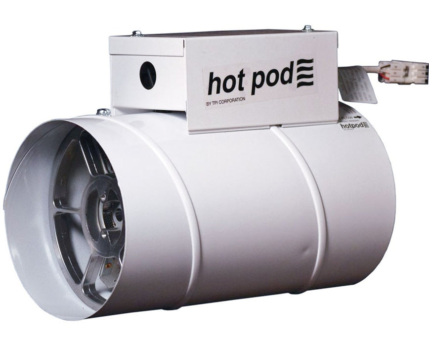 HotPod Supplemental Duct Mounted Ready-Pack Self-Contained Heater w/ 6" Inlet, 10' Cord Set