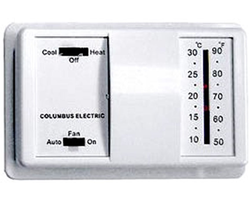 UT Low Voltage Heat / Cool Thermostat w/ 24 VAC Rating