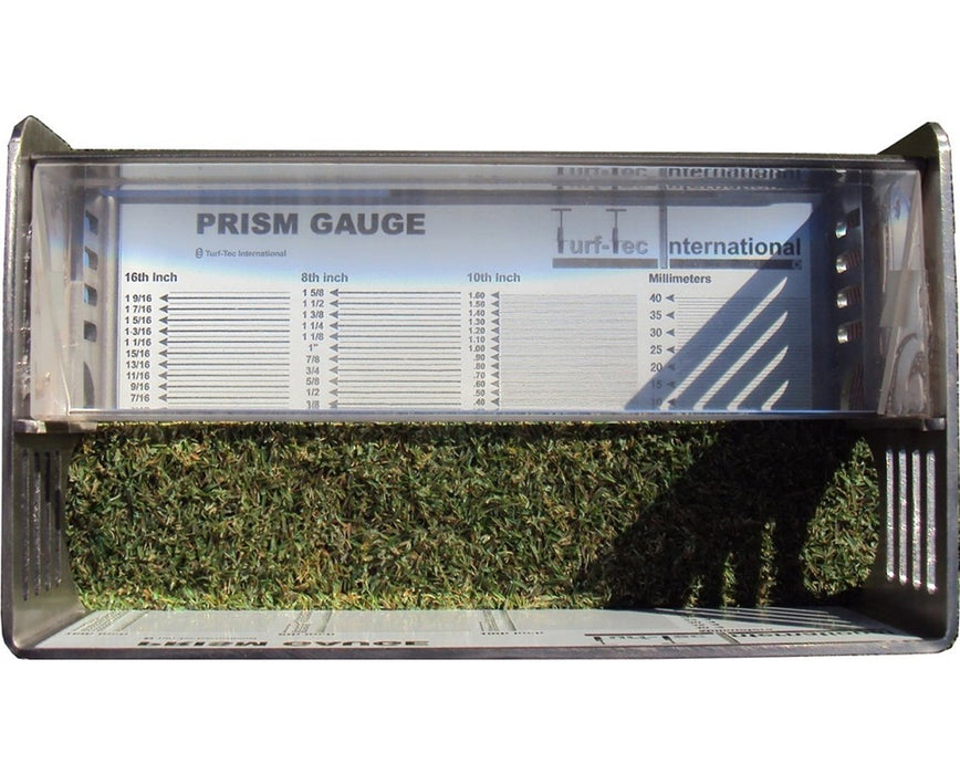 Grass Height Prism Gauge Inches and Metric Units